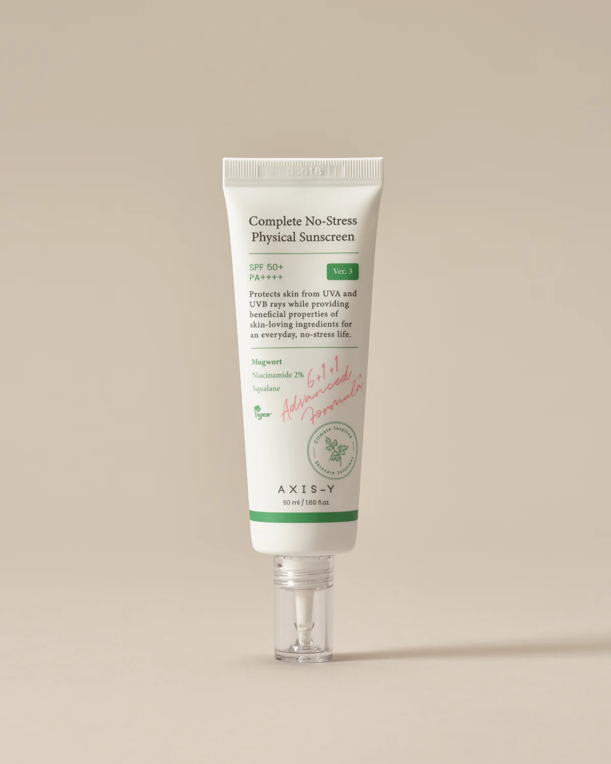 AXIS - Y - Complete No-Stress Physical Sunscreen (V3) [50ml]