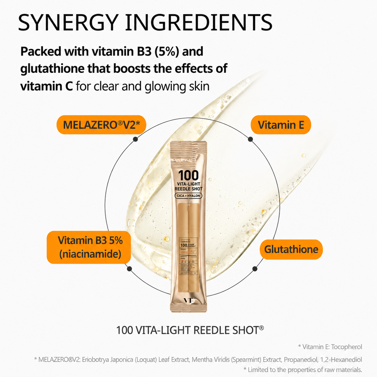 VT Vita-Light Reedle Shot 100 Stick Pouch [2ml*10ea]