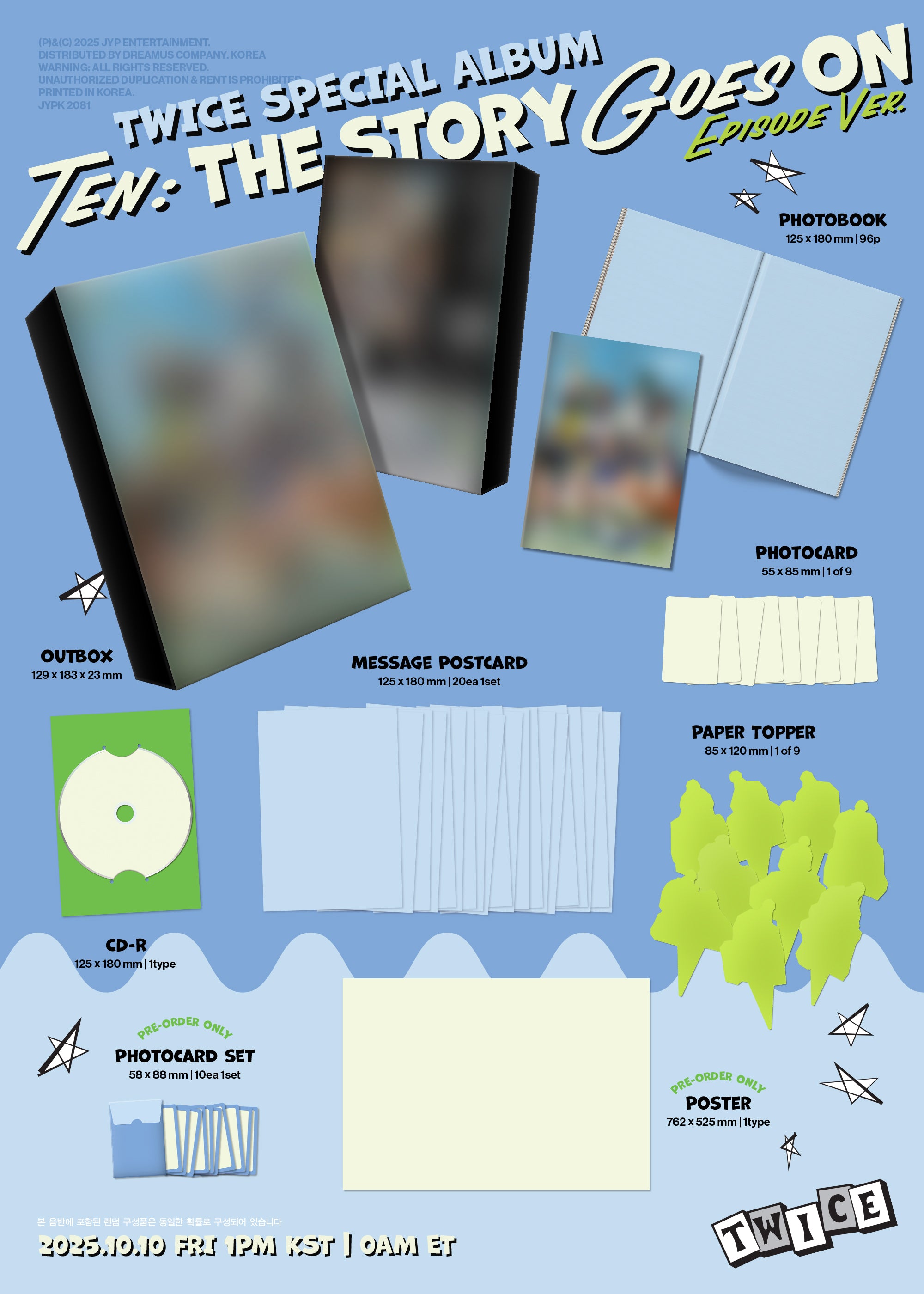 [PRE-ORDER] Twice Special Album Ten: The Story Goes On [Episode Ver.]