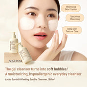 SOME BY Mi Lacto Soy Mild Peeling Bubble Cleanser [180ml]