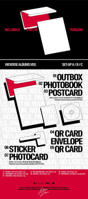 [PRE-ORDER] YEONJUN - NO LABELS: PART 01 (WEVERSE ALBUMS VER.) (3 VERSIONS)