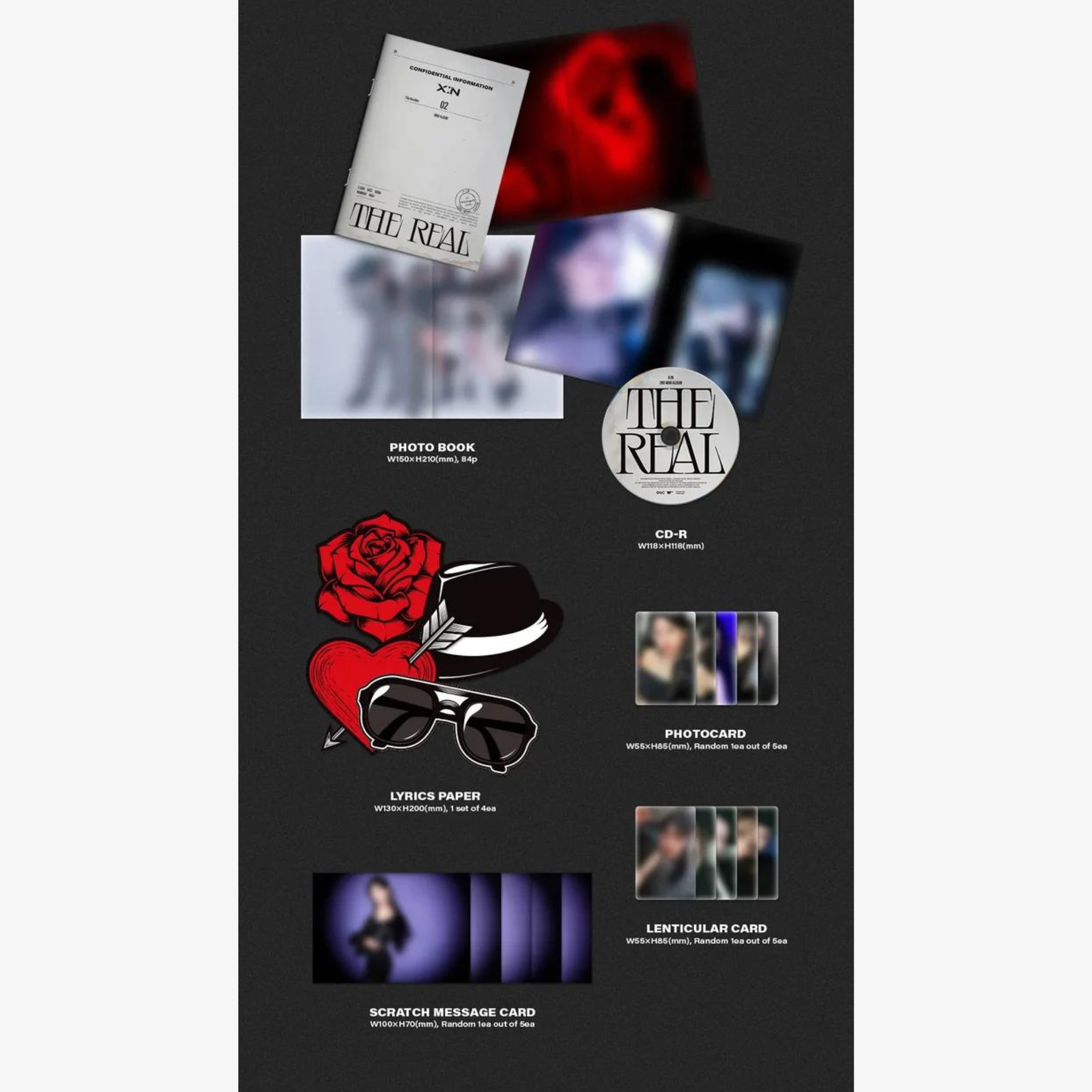 X:IN - 2ND MINI ALBUM [THE REAL]