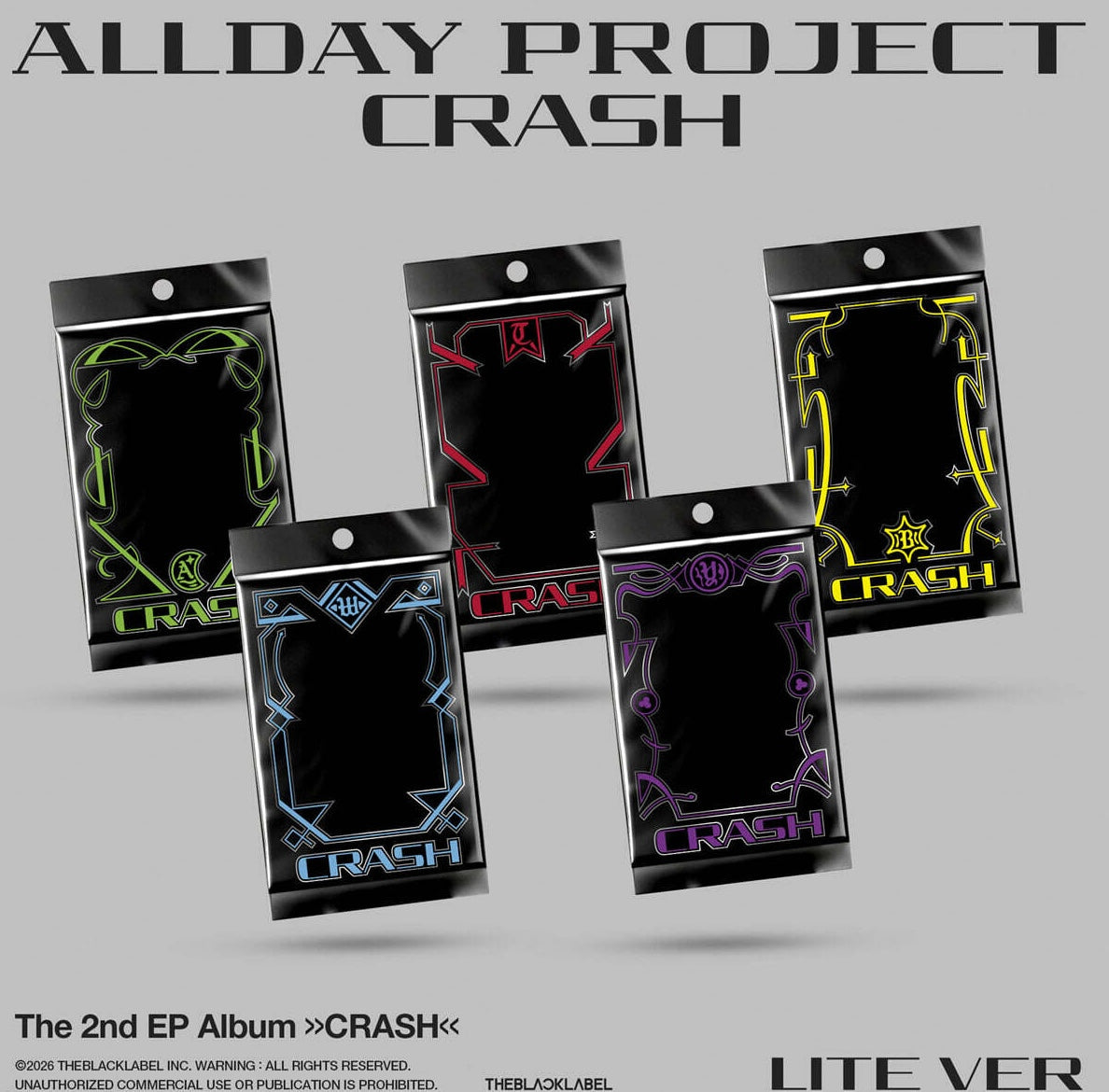 [PRE-ORDER] ALLDAY PROJECT - THE 2ND EP ALBUM [CRASH] LITE VER. (5 VERSIONS)