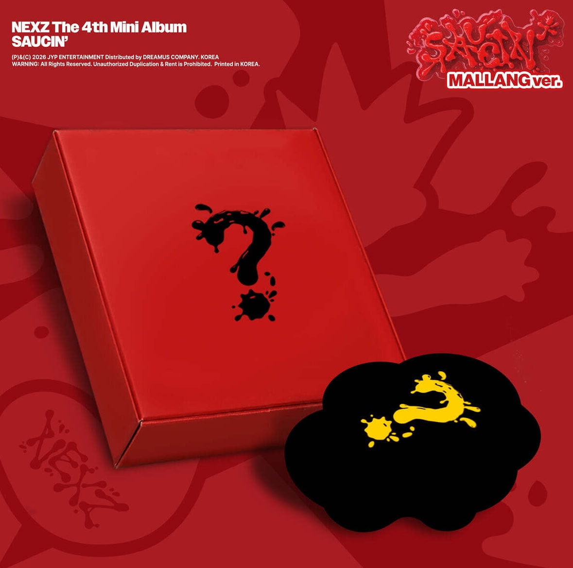 [PRE-ORDER] NEXZ - 4TH MINI ALBUM [SAUCIN'] MALLANG VER.