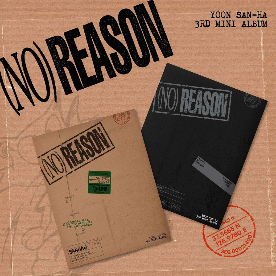 [PRE-ORDER] YOON SAN-HA - 3RD MINI ALBUM [NO REASON]