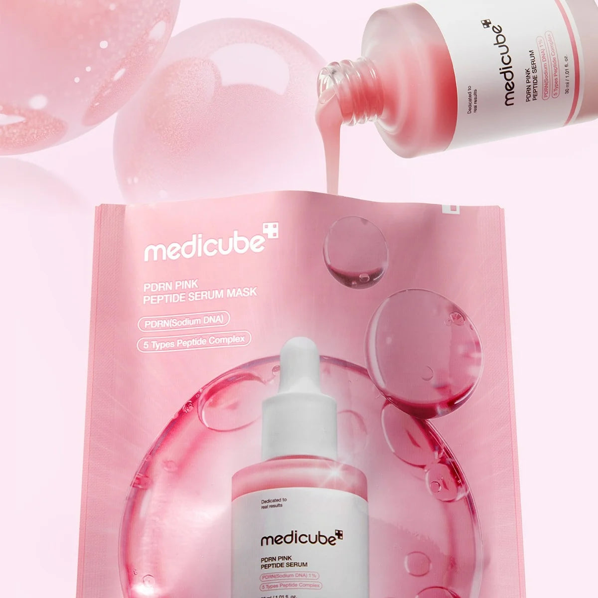 medicube PDRN Pink Peptide Serum Mask [1ea]