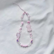 Phone Chain Pink Gummy Bear