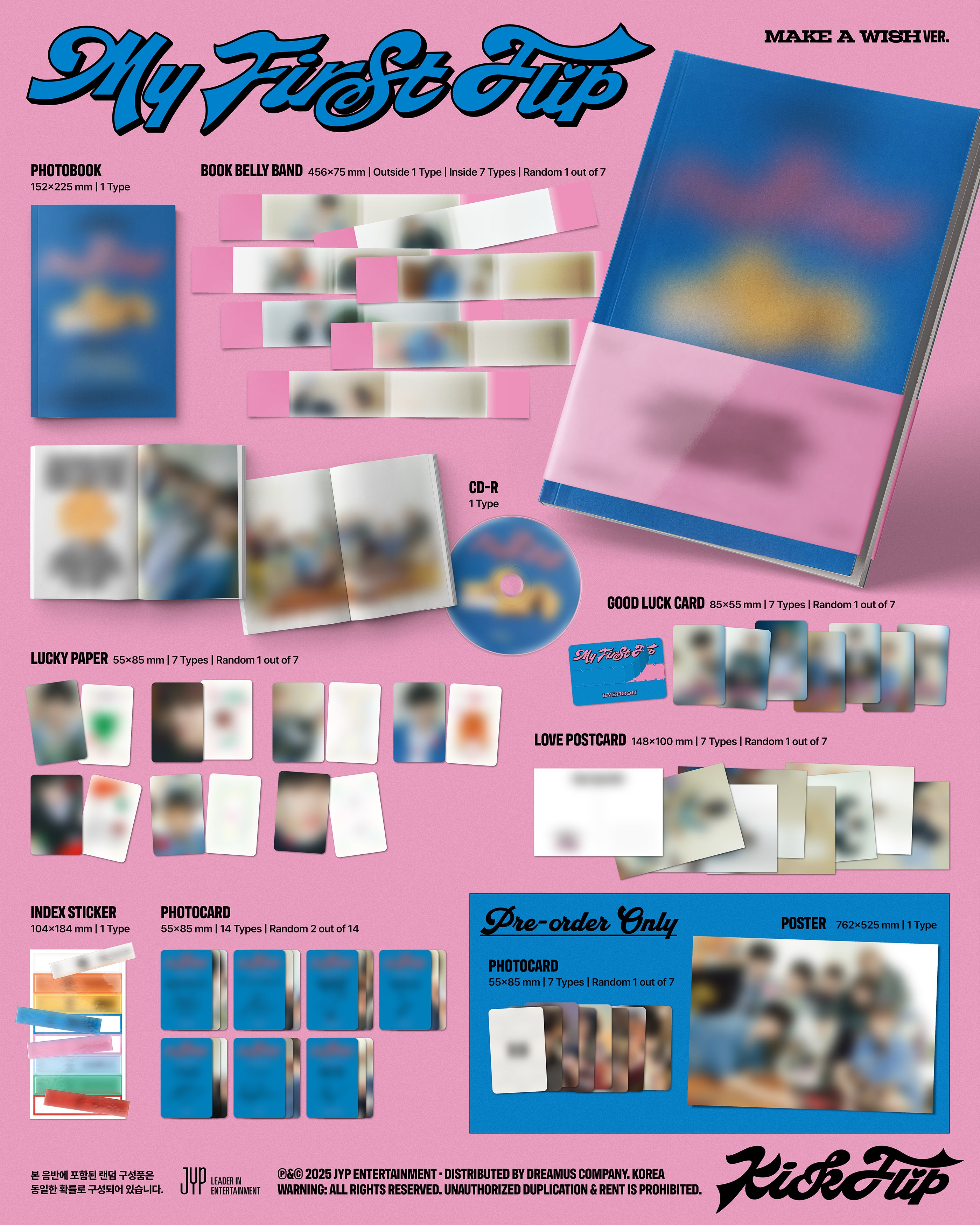 [Pre-Order] KickFlip 3rd Mini Album: My First Flip