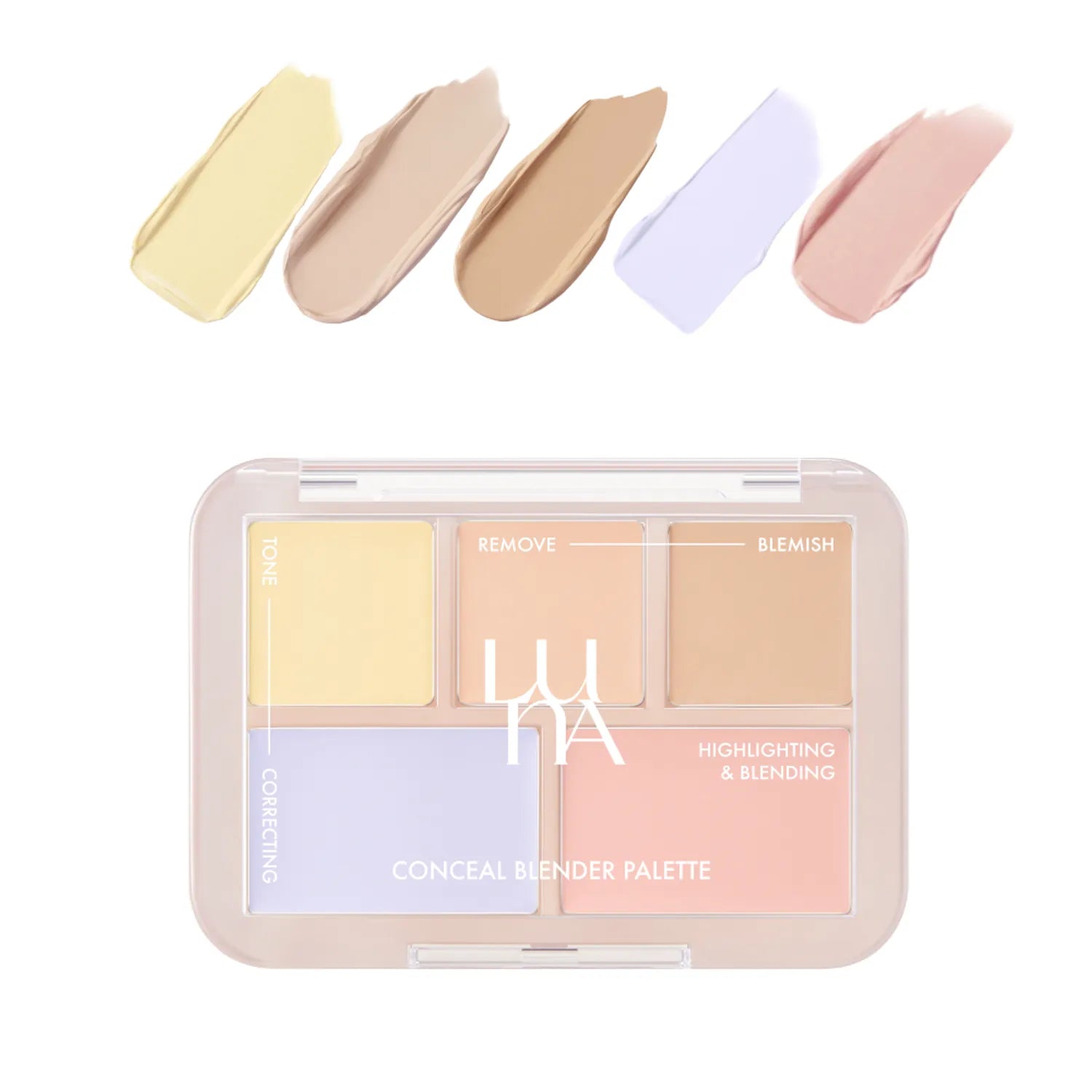 Luna Conceal Blender Palette 4 Types