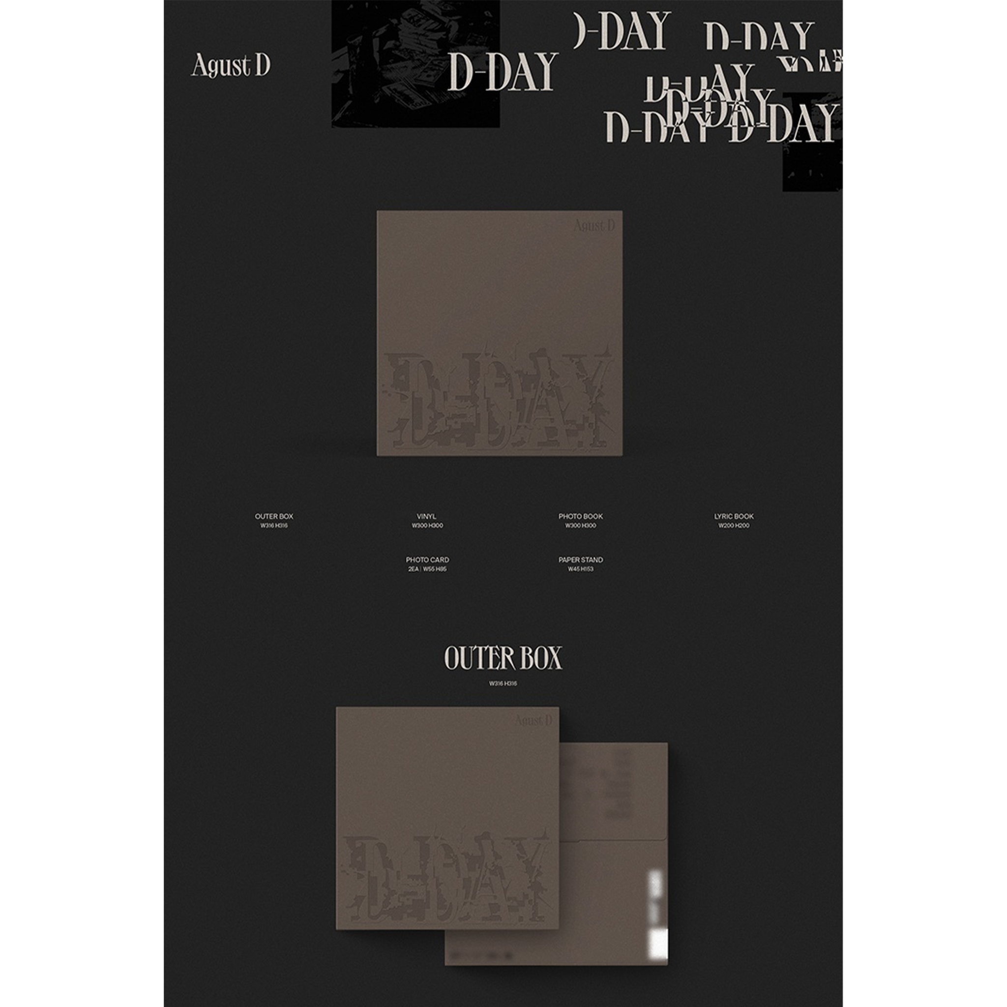 [Pre-Order] AGUST D - D-DAY (LP)