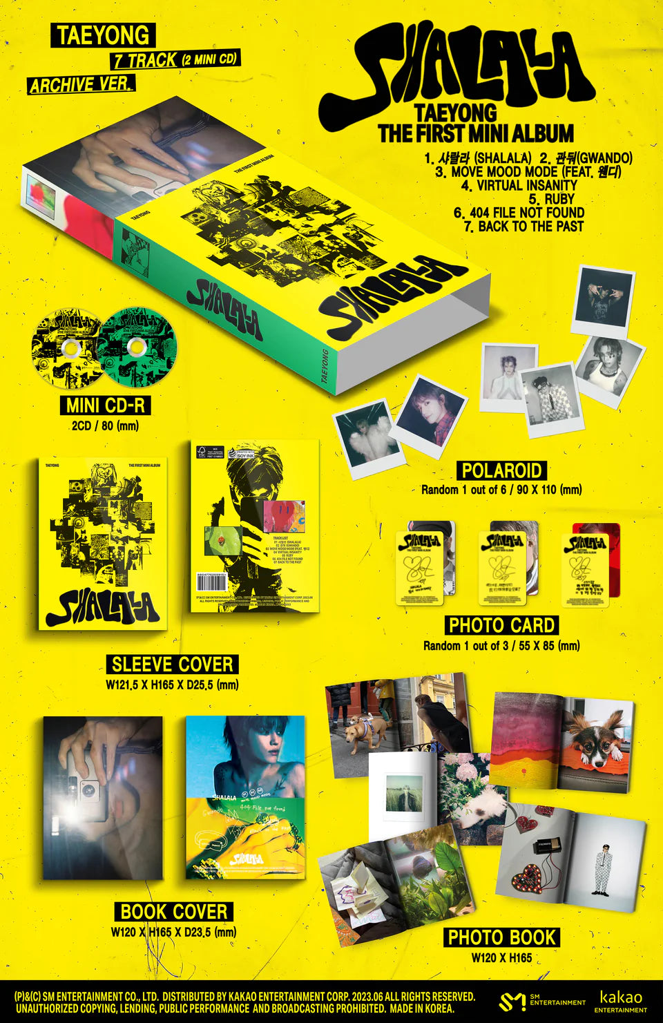 Taeyong (NCT) 1st Mini Album: Shalala [Archive Ver.]