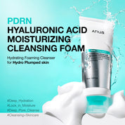 Anua PDRN Hyaluronic Acid Moisturizing Cleansing Foam [150ml]