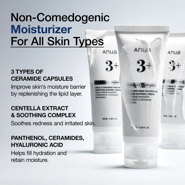 Anua 3 Ceramide Panthenol Moisture Barrier Cream [100ml]