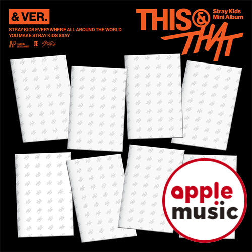 [PRE-ORDER] [APPLE MUSIC POB] Stray Kids – Mini Album [THIS & THAT] (& VER.) (RANDOM VER)