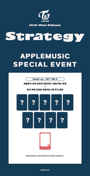 TWICE 14th Mini Album "Strategy" (STEP4 Ver.) (Set) with Applemusic POB