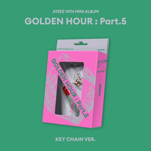 ATEEZ  14th Mini Album [GOLDEN HOUR : Part.5] (KEY CHAIN Ver.)