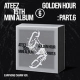 [PRE-ORDER] ATEEZ - 15TH MINI ALBUM [GOLDEN HOUR : PART.6] (EARPHONE CHARM VER.)