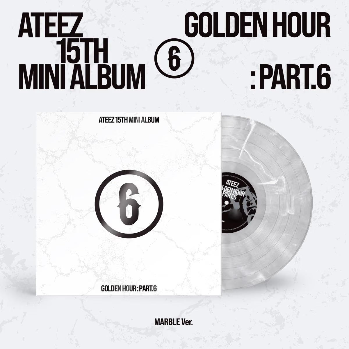 ATEEZ GOLDEN HOUR Part.6 Marble Ver. | 12-inch Vinyl LP