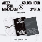 [PRE-ORDER] ATEEZ - 15TH MINI ALBUM [GOLDEN HOUR : PART.6] (POCAALBUM) (3 VERSIONS)