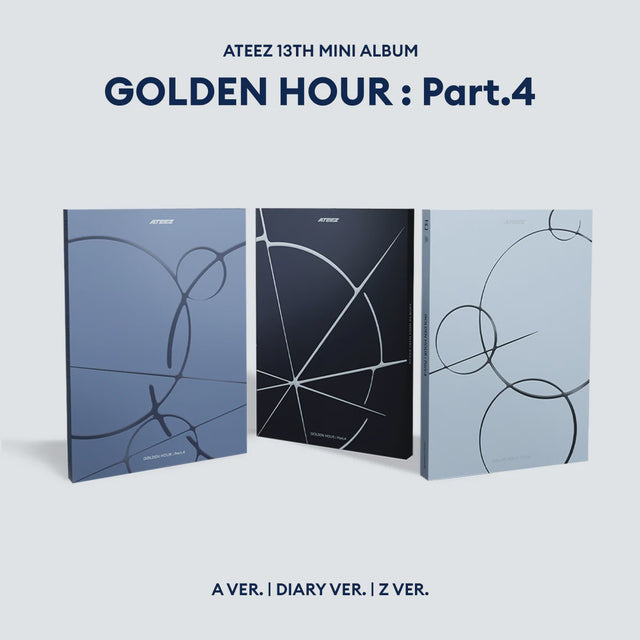 [PRE-ORDER] ATEEZ 13th Mini Album "GOLDEN HOUR : Part.4 (3 TYPES Random) + Jump Up POB