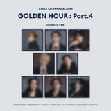 ATEEZ - 13TH MINI ALBUM [GOLDEN HOUR : PART.4] (DIGIPACK VER.) (8 VERSIONS)