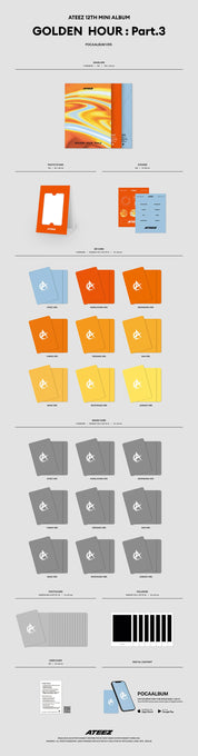 新品未開封 ATEEZ GOLDEN HOUR pt.3 POCA 10枚セット ATEEZ GOLDEN HOUR Part.3 POCA 未開封 - メルカリ