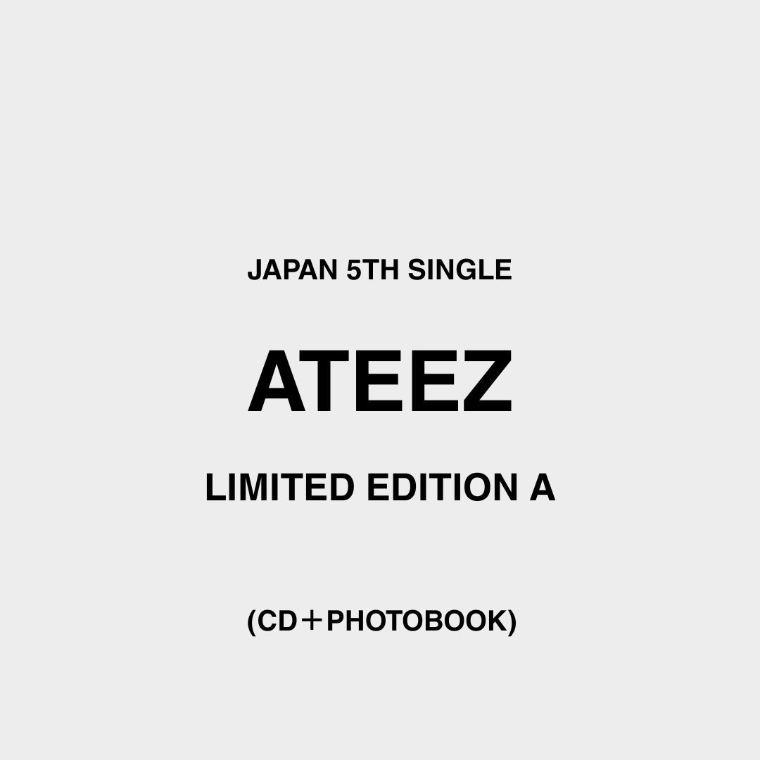 ATEEZ - JAPAN 5TH SINGLE [LIMITED EDITION] A (CD＋PHOTOBOOK)