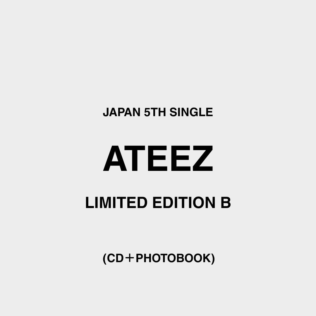 ATEEZ - JAPAN 5TH SINGLE [LIMITED EDITION] B (CD＋PHOTOBOOK)
