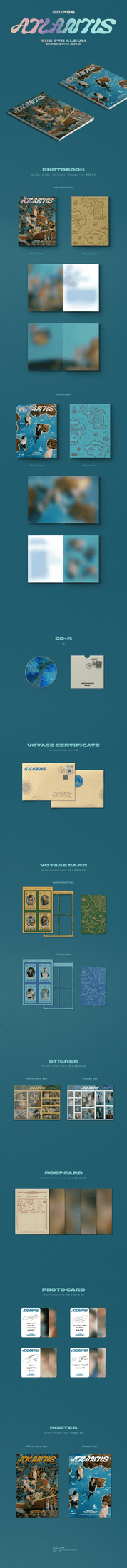 SHINee ATLANTIS THE 7TH ALBUM REPACKAGE