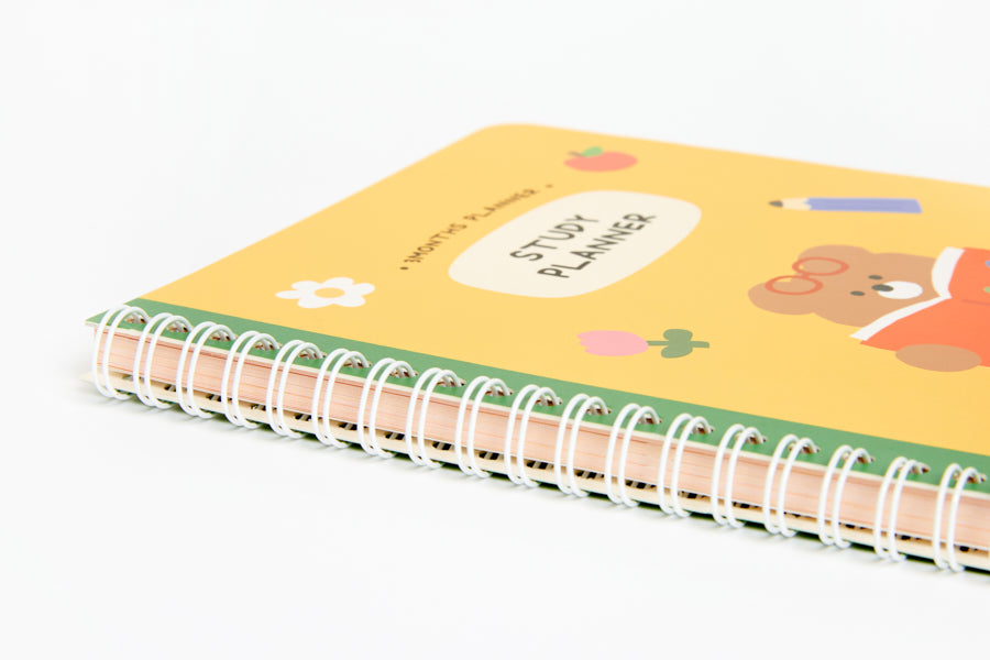 STUDY PLANNER 3 MONTHS READING BEAR