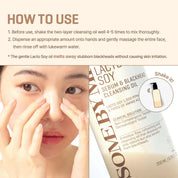 SOME BY MI Lacto Soy Sebum & Blackhead Cleansing Oil [200ml]