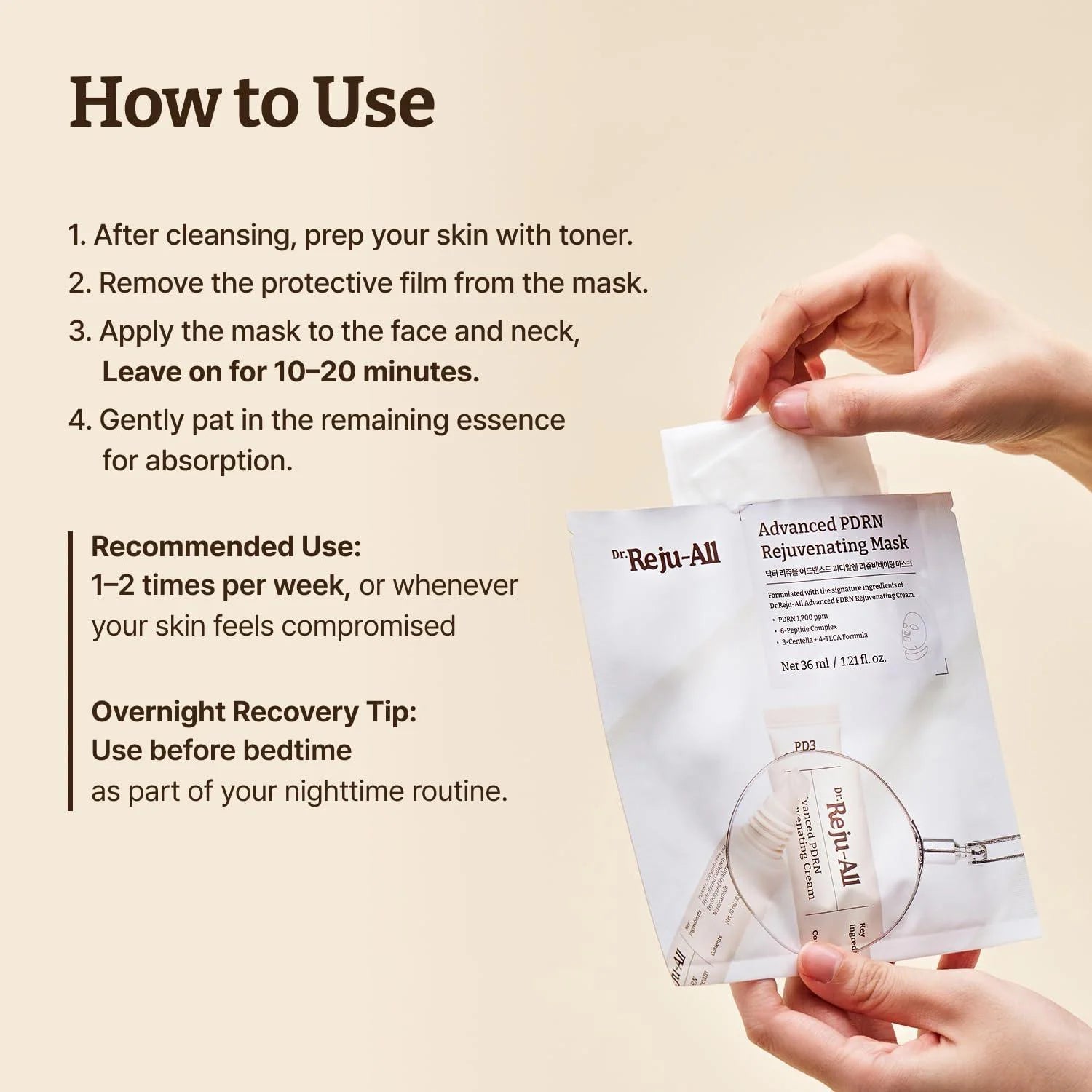 Dr.Reju-All Advanced PDRN Rejuvenating Mask [1ea]
