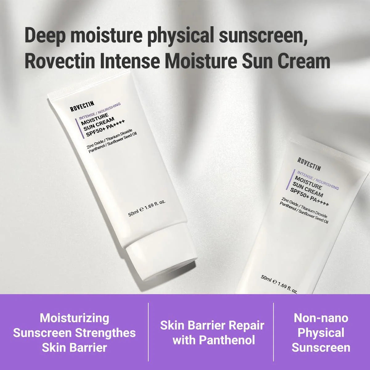 ROVECTIN Intense Moisture Sun Cream [SPF 50+ / PA ++++]