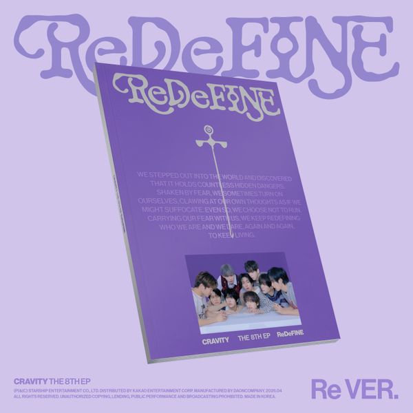 CRAVITY - 8TH MINI ALBUM [REDEFINE] (3 VERSIONS)