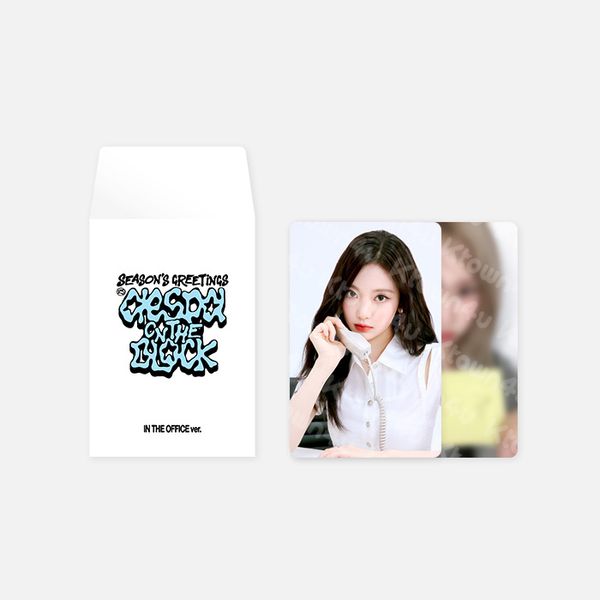 2025 SM ARTIST SEASON’S GREETINGS 31 RANDOM TRADING CARD SET (aespa Ver.) 2 Versions