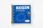 DIARY BLUE BEGIN WIDE 6 HOLE MINI