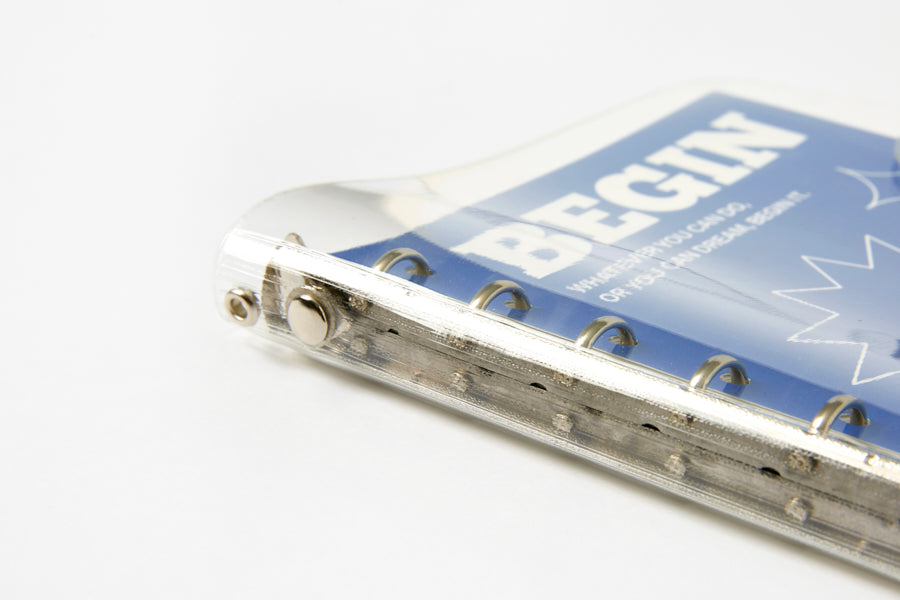 DIARY BLUE BEGIN WIDE 6 HOLE MINI