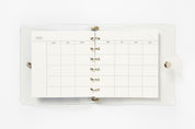 DIARY BLUE BEGIN WIDE 6 HOLE MINI