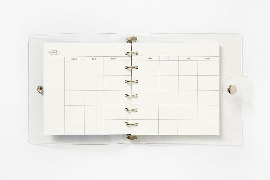 DIARY BLUE BEGIN WIDE 6 HOLE MINI