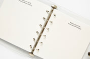 DIARY BLUE BEGIN WIDE 6 HOLE MINI