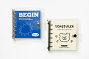 DIARY BLUE BEGIN WIDE 6 HOLE MINI