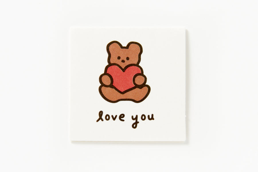 Mini Card Heart Bear