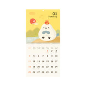 Artbox 2026 Chubby Bird Wall Calendar – “A Year of Soft and Happy Days”