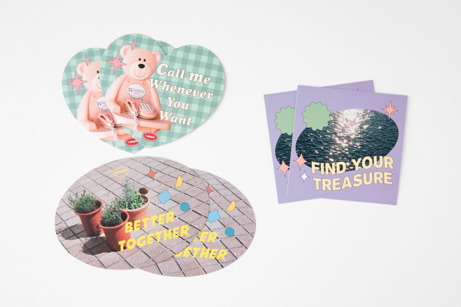 Post Card Set Bear