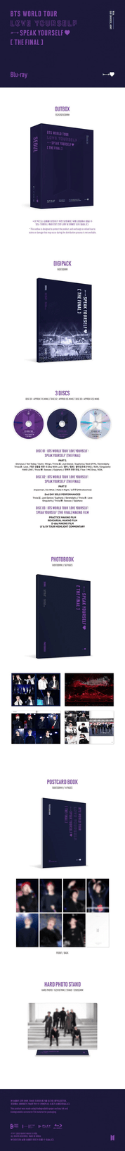BTS World Tour 'Love Yourself': Speak Yourself - The Final [Blu-Ray]