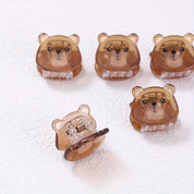 Mini Hair Clip Bear 2pcs
