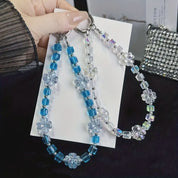 Phone Chain Faux Glass Bead Pendant