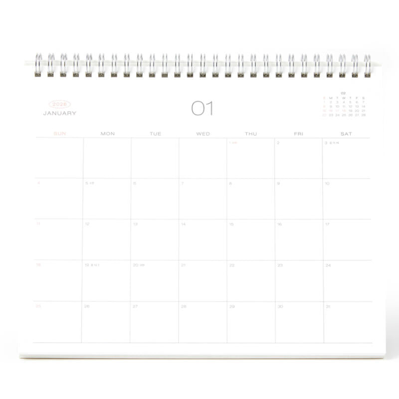 Artbox 2026 Desk Calendar – “Clean Slate”