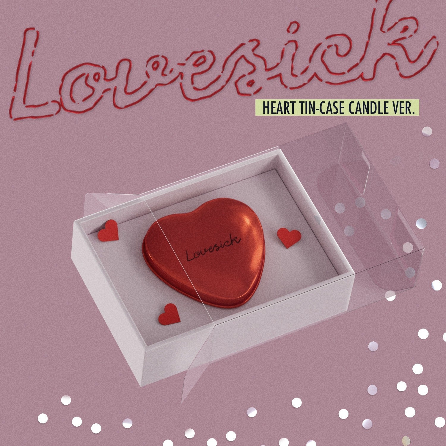 CHAERYEONG (ITZY) - 1ST MINI ALBUM [LOVESICK] (HEART TIN-CASE CANDLE VER.)