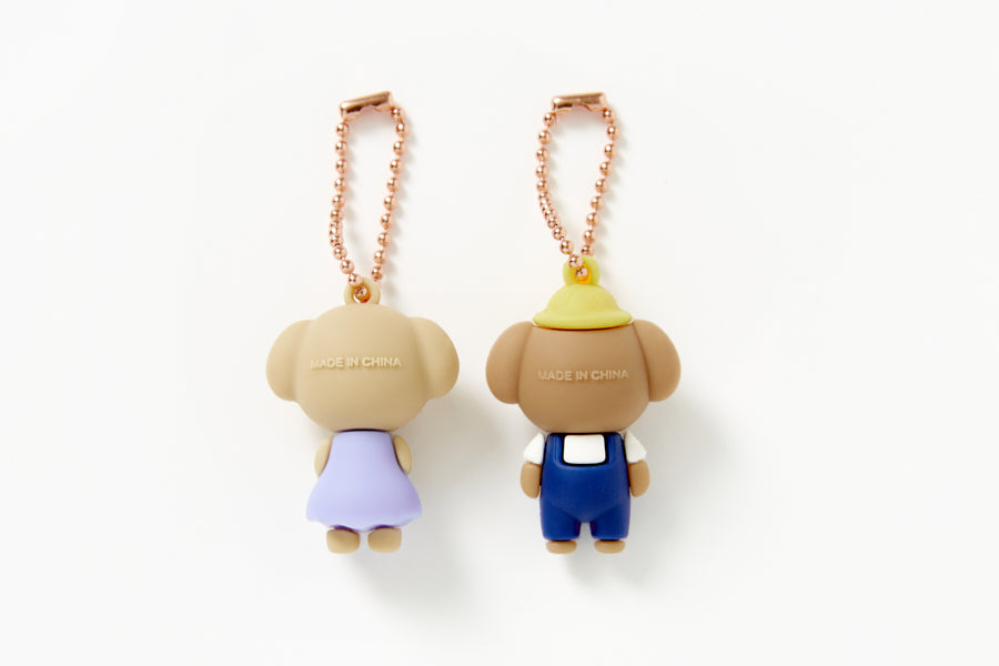 Couple Key Ring Set Poodle